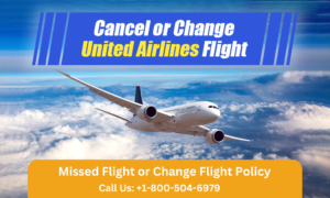 Cancel or Change United Airlines Flight