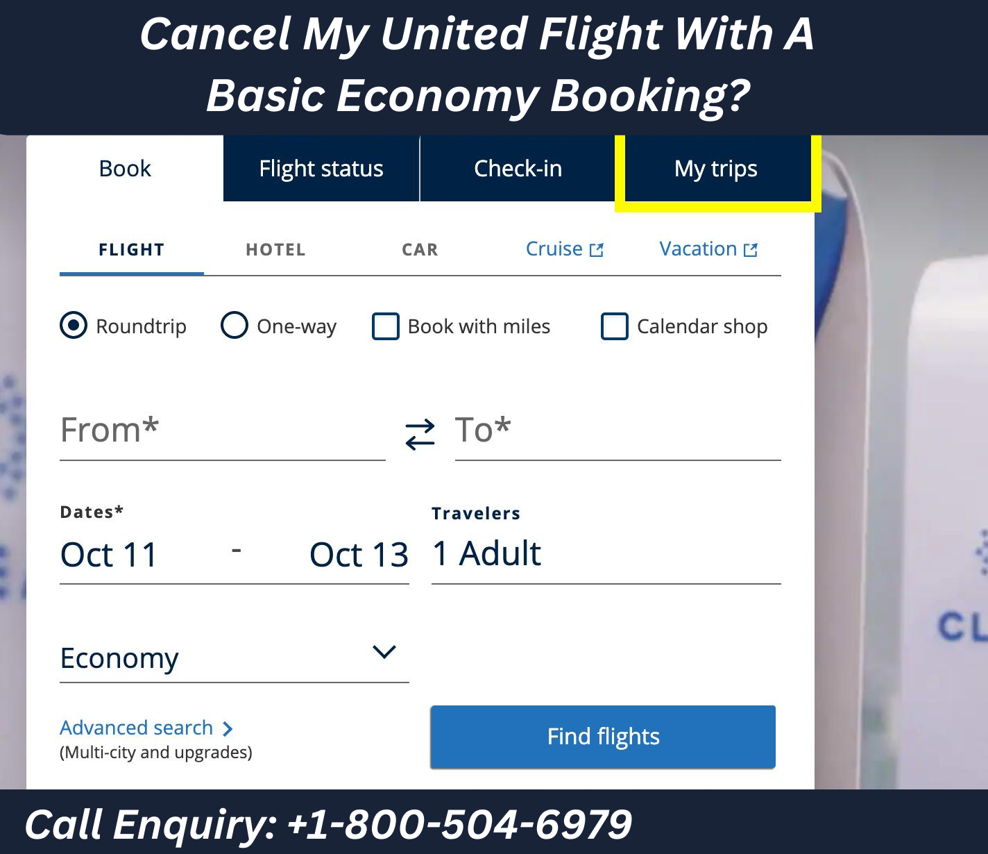 United Economy Cancellation Policy