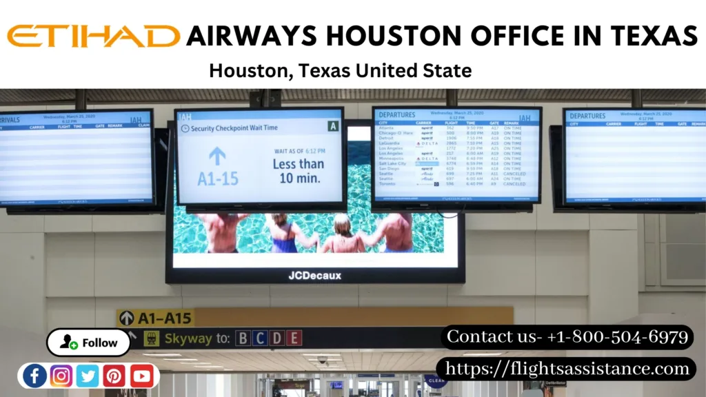 Etihad Airways Houston Office in Texas