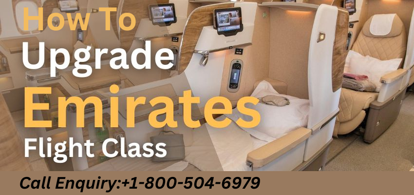 Upgrade to First or Business Class on Emirates