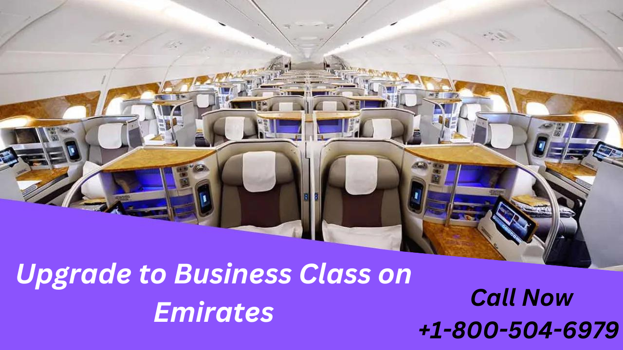 upgrade to Business Class on Emirates