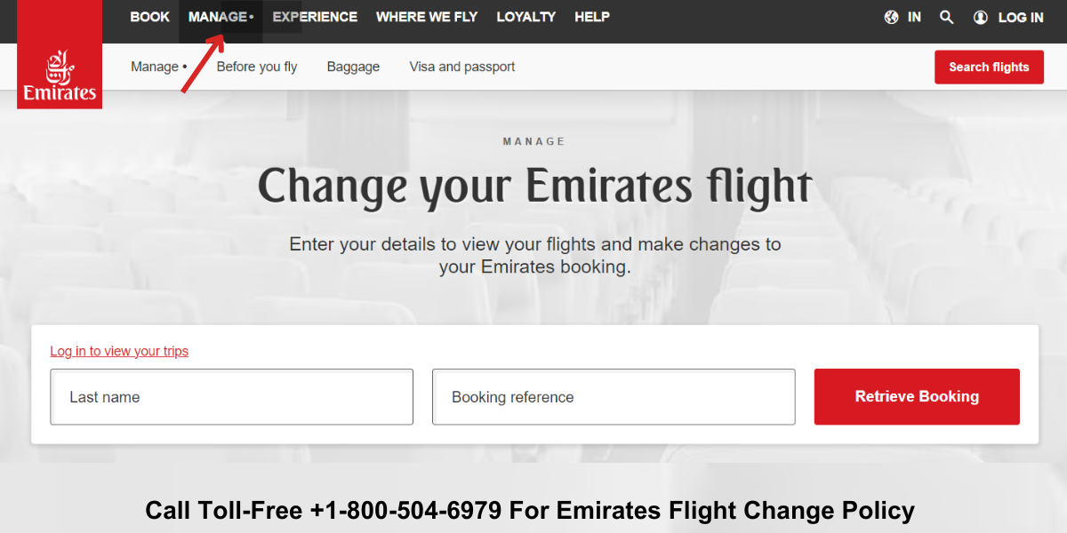 Emirates Flight Change