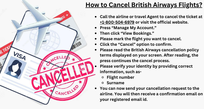 Cancel British Airways Flights