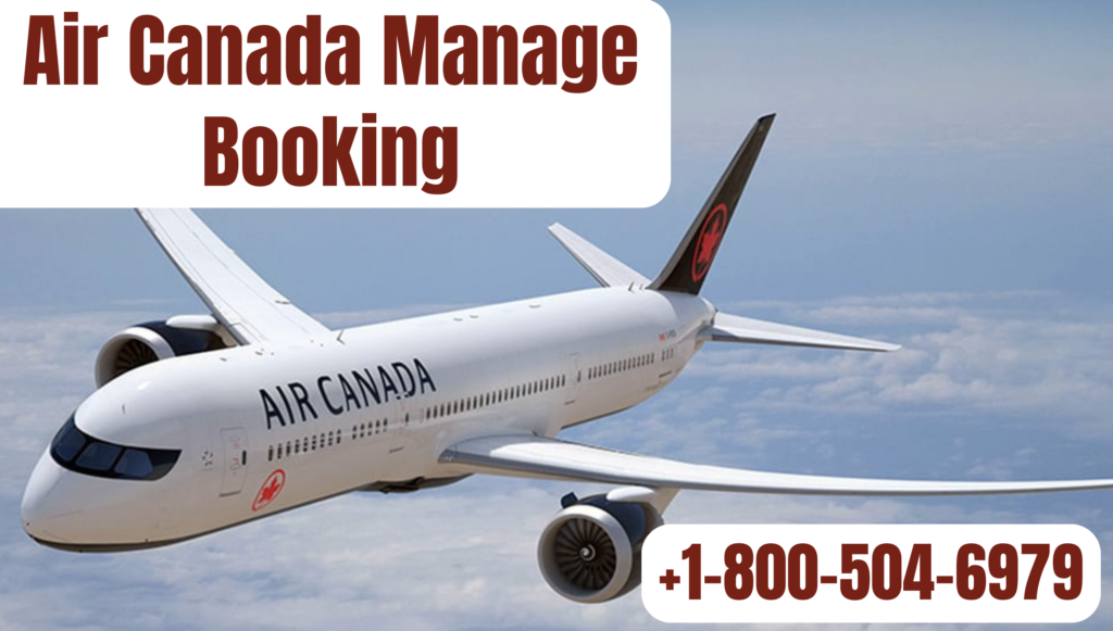 Air Canada manage booking