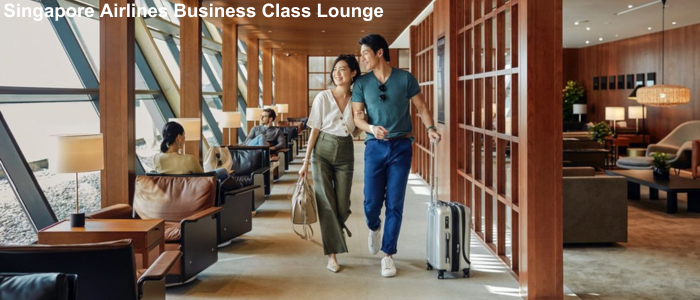 Singapore Airlines Business Class lounge