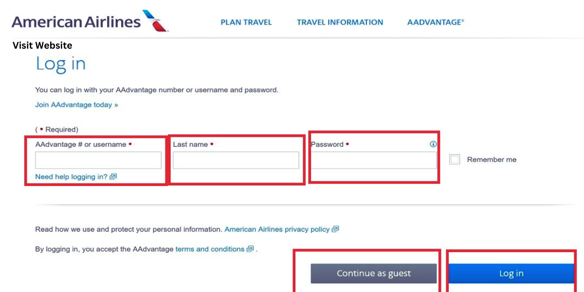 How To Change AA Flight Online