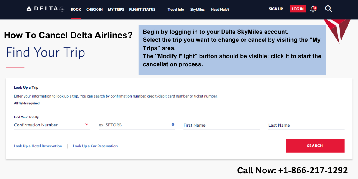 How To Cancel A Delta Flight
