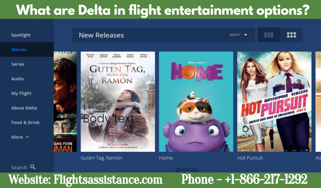 Delta in flight entertainment